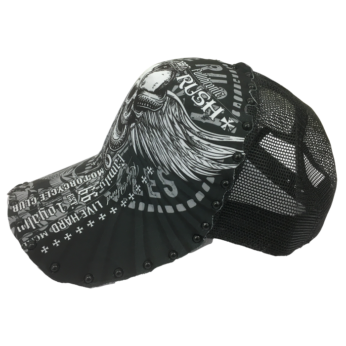 SKULL & SNAKE MOTORCYCLE CLUB BLACK