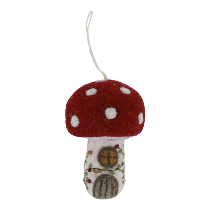 Small Mushroom House Ornament Eleish Van Breems Home