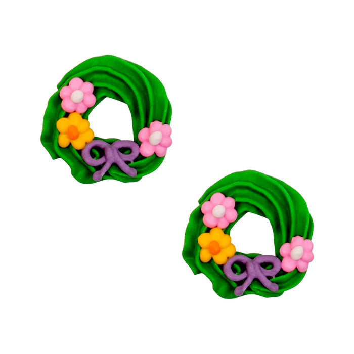 Royal Icing Topper for cake decorating your own cupcakes, cakes, and fine chocolates.  Edible chocolate decorations.