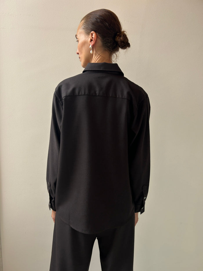 Stoa Shirt, Brown Black BASERANGE