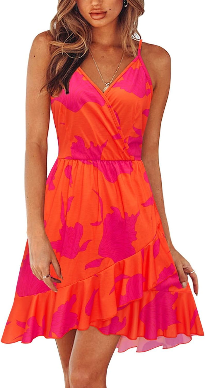 S / Orange Rose Red Floral