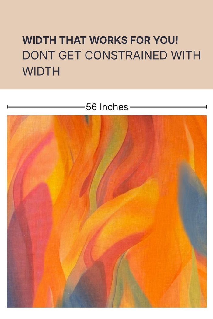 Sunset Mirage Cotton Blend Fabric 56 Inches Width