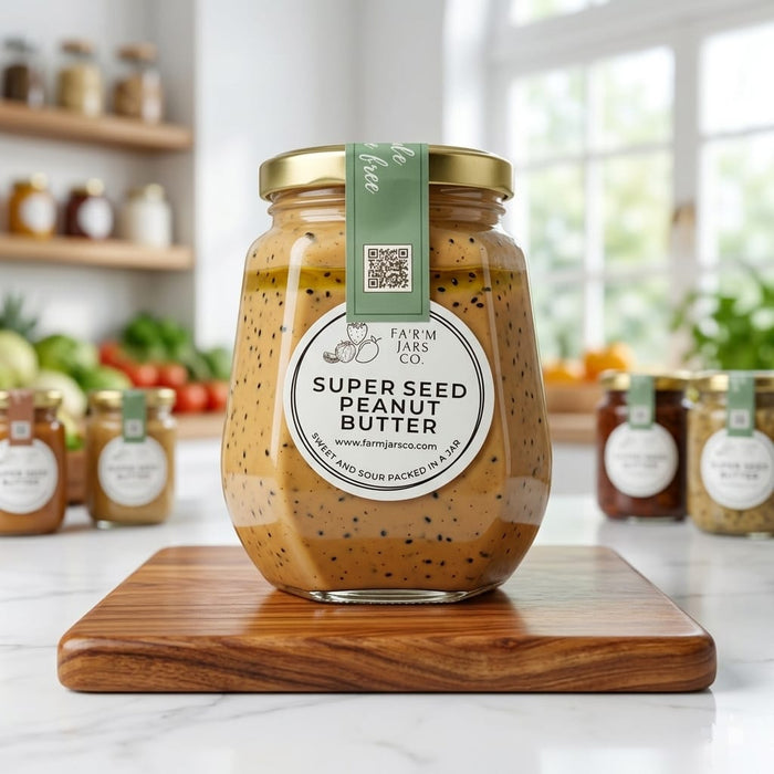 Super Seed Peanut Butter - Tayyib Store - Farm Jars Co. - Lahore