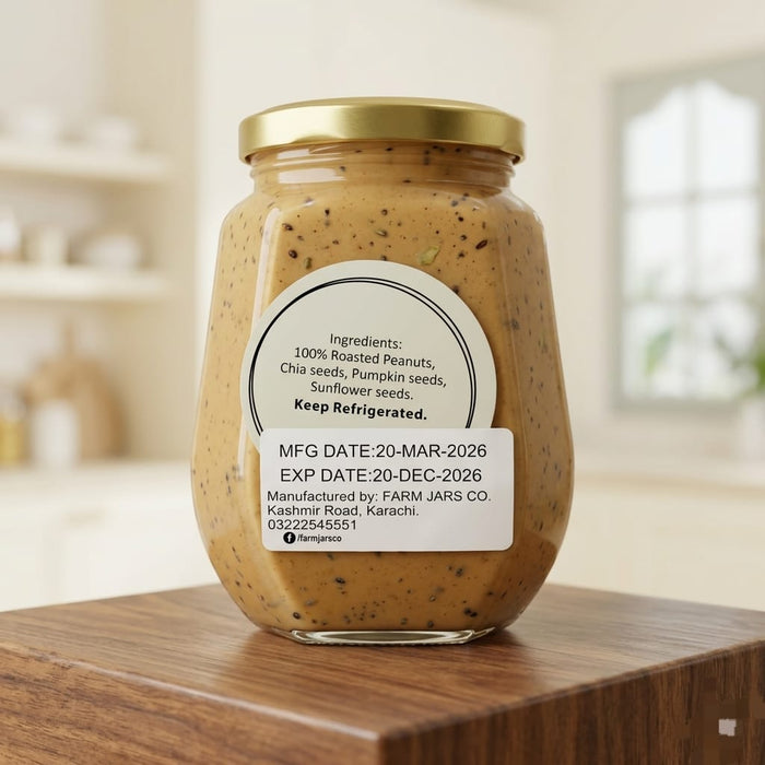 Super Seed Peanut Butter - Tayyib Store - Farm Jars Co. - Lahore