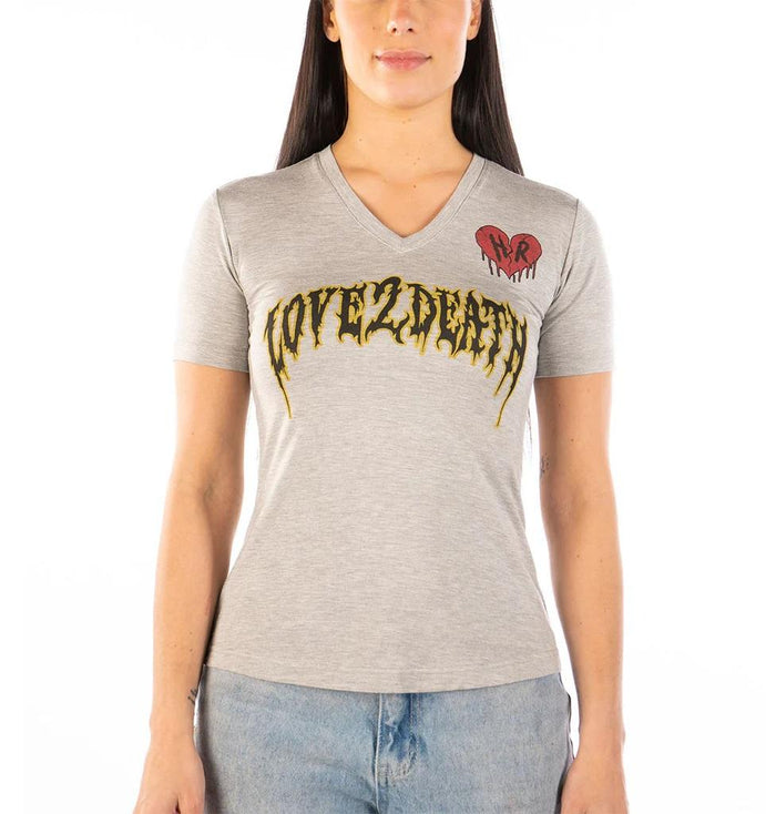 T-Shirt Headrush ‘Love 2 Death’ Femme