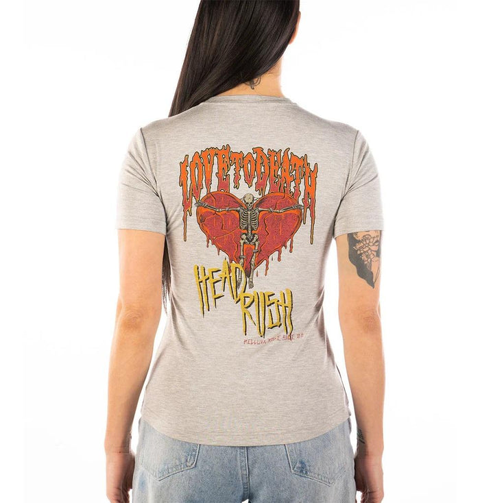 T-Shirt Headrush ‘Love 2 Death’ Femme