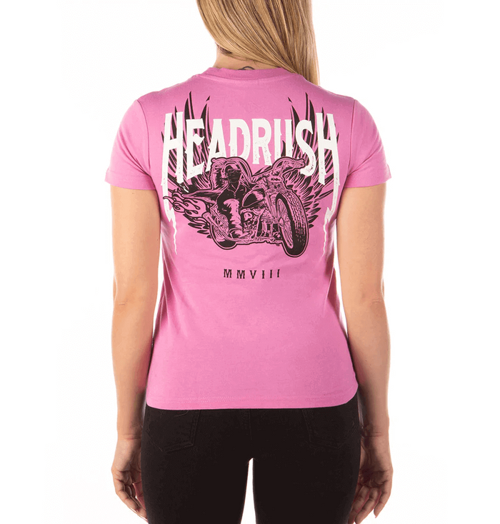 T-Shirt Headrush ‘The Pink Velvet’ Femme