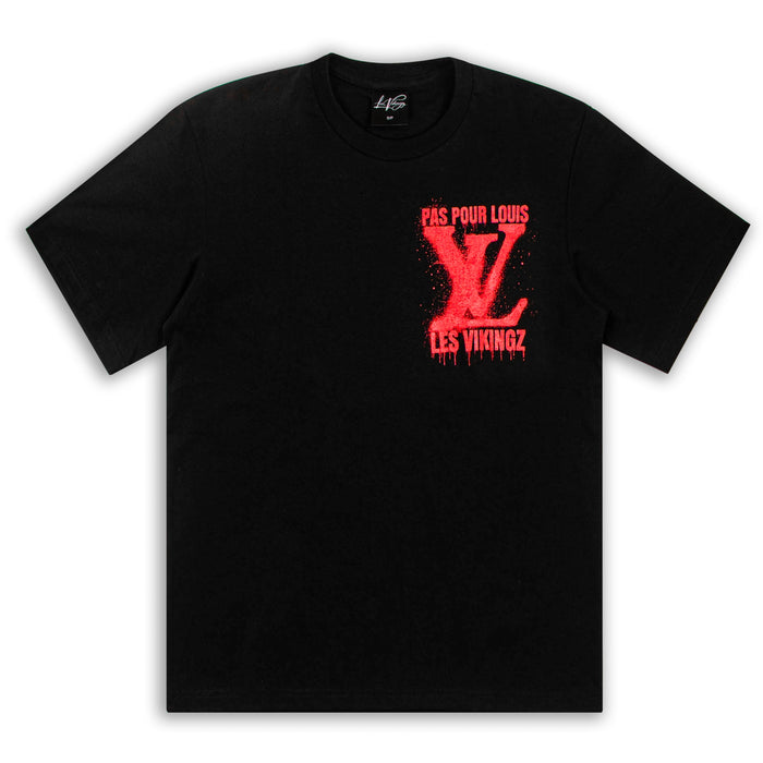 T-Shirt Les Vikingz ‘‘LV Pas Pour Louis’’ rouge