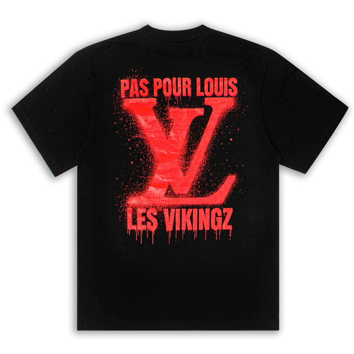 T-Shirt Les Vikingz ‘‘LV Pas Pour Louis’’ rouge