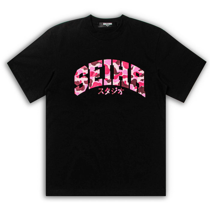 T-Shirt Seiha Studios Camo - Rose
