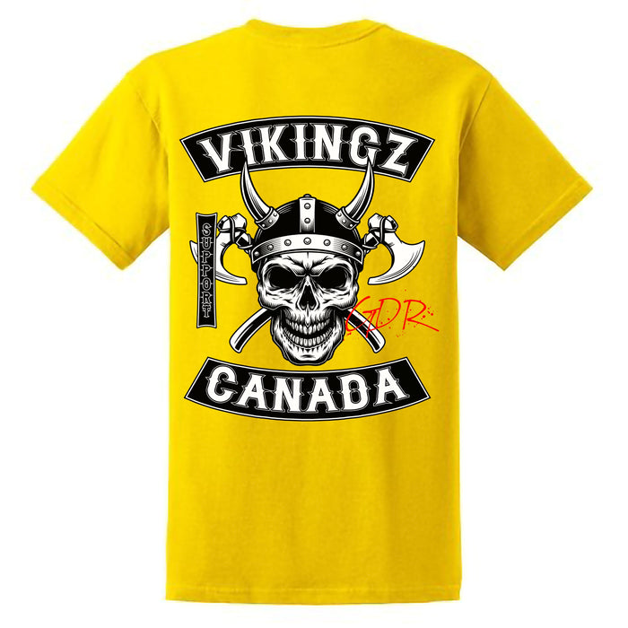 T-Shirt Vikingz ‘LV’ Canada Jaune