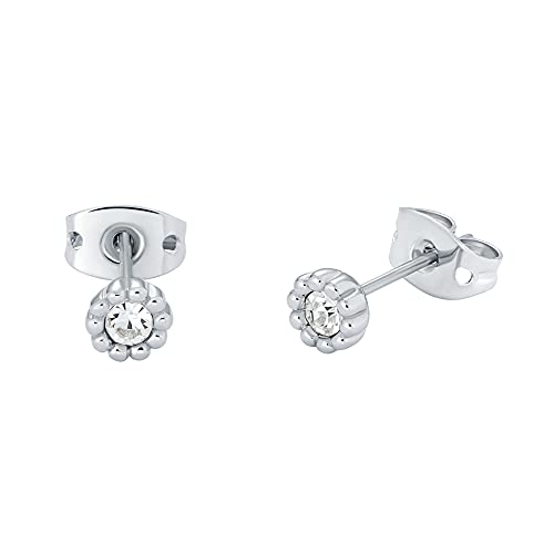 Ted Baker Perella Crystal Nano Stud Earring (Rose Gold Tone/Crystal)