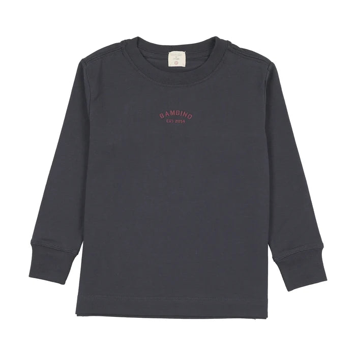 tee l/s denim day - navy