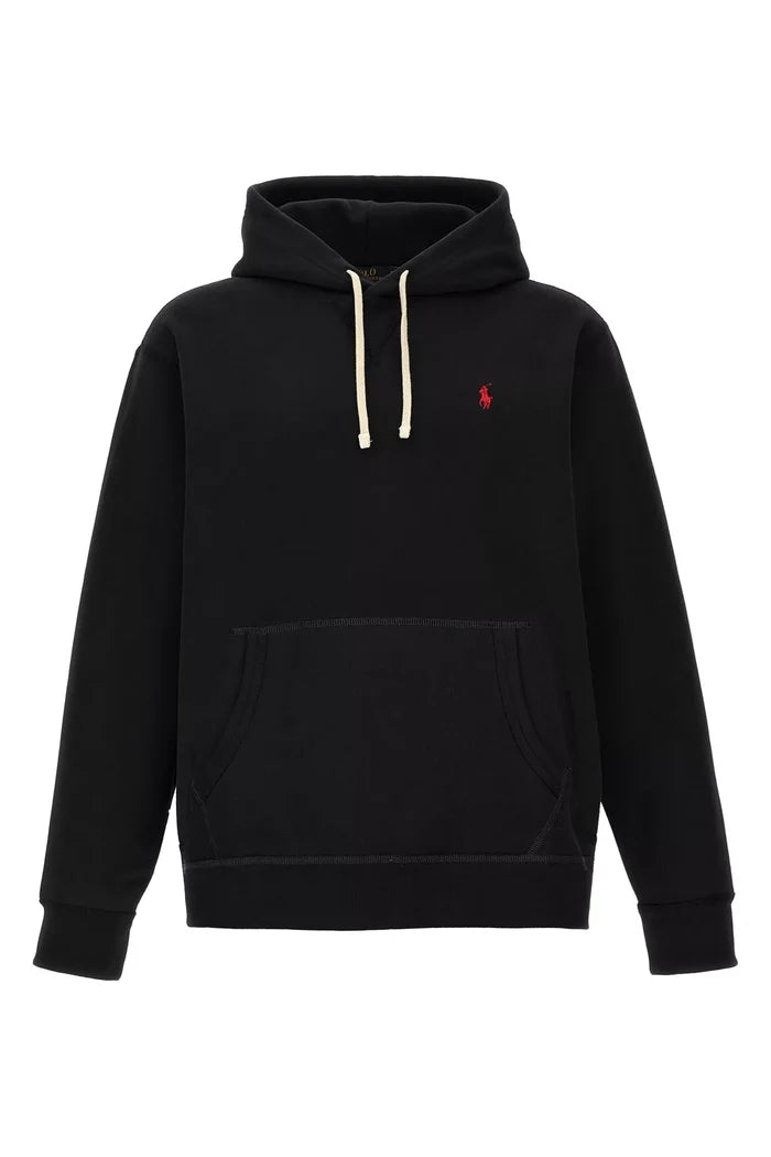 The RL Fleece Black Hoodie