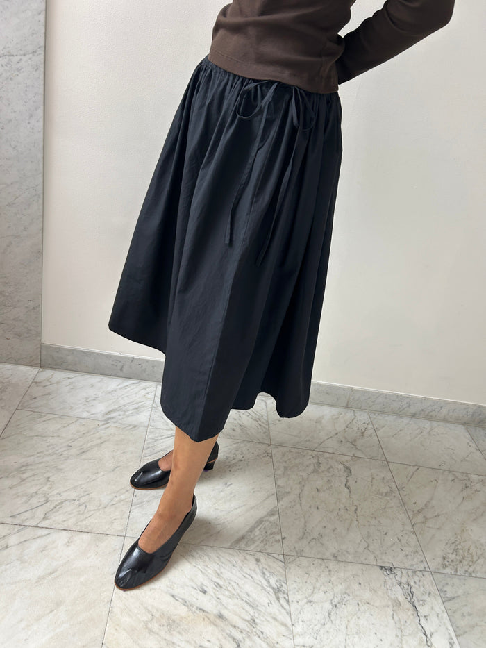 Tie Skirt, Black Brooke Callahan