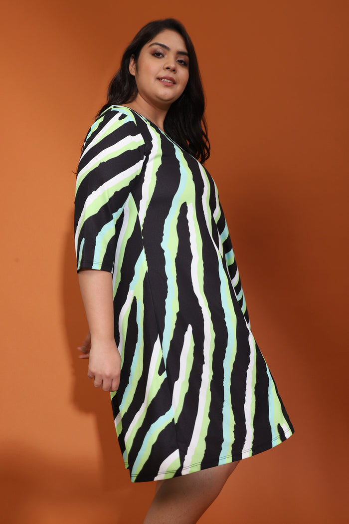 Tiger Goes Lemon Printed Dress