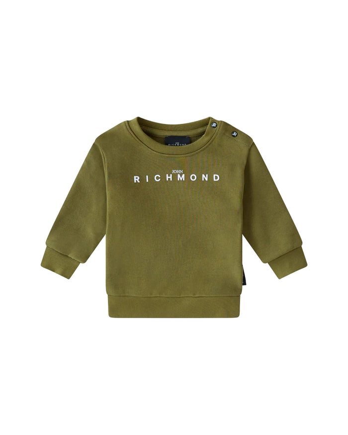 top l/s logo sweatshirt - green military