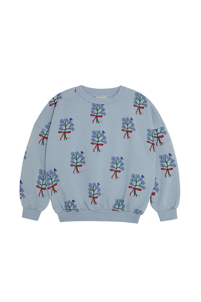 top l/s sweat boutique - light blue