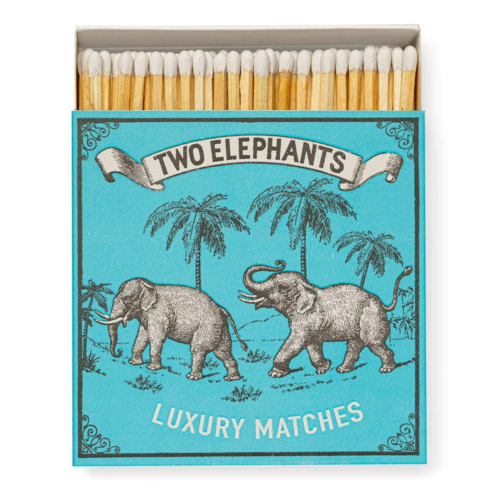 Archivist Gallery - Two Elephants | Square - Safety Matches Eleish Van Breems Home