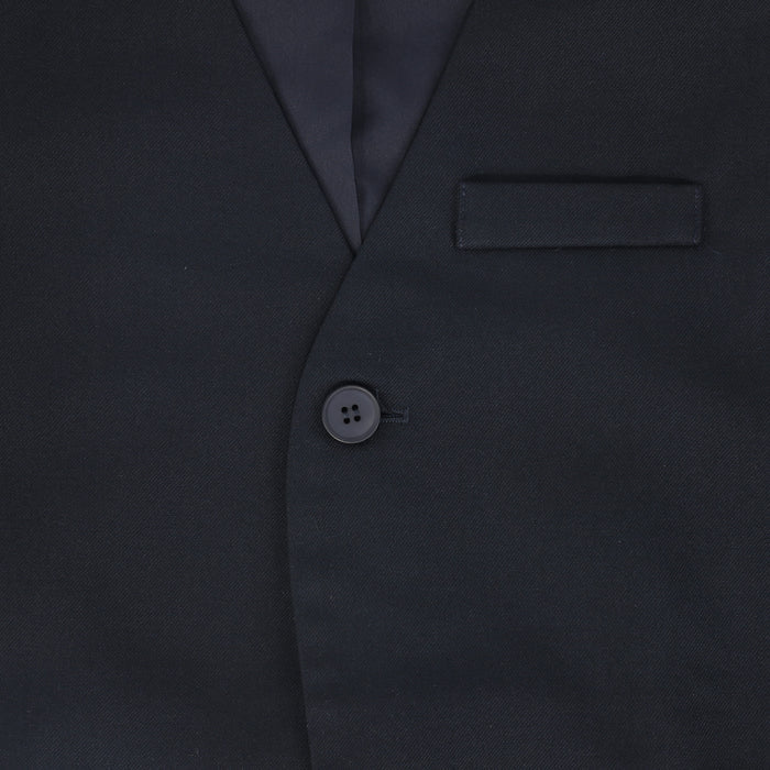 vest suit with back closure - navy
