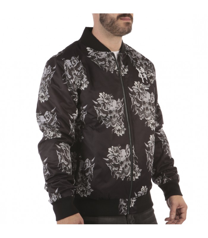 Veste d’Aviateur Headrush ‘Split Skull’ Homme