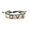 White + Gold Love Bracelet