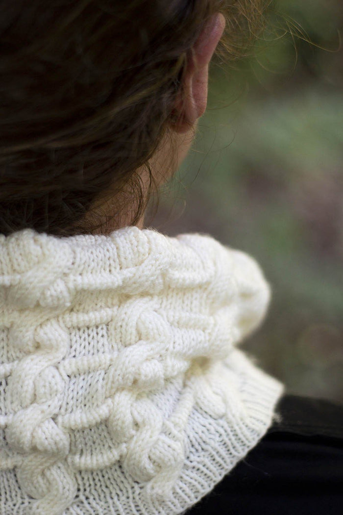 White Locust Cowl Pattern Universal Yarn