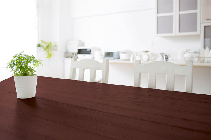 Retique It Wood'n Finish Kit in Red Mahogany for multi-purpose woodworking projects, shown on a tabletop.