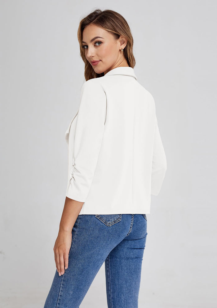 Womens Blazer Jackets Summer Comfortable Office Suits for Work