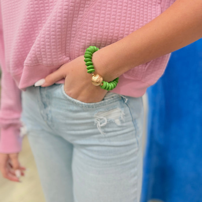 Wooden Bead Bracelet