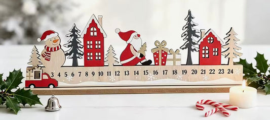 Wooden Christmas Countdown Calendar