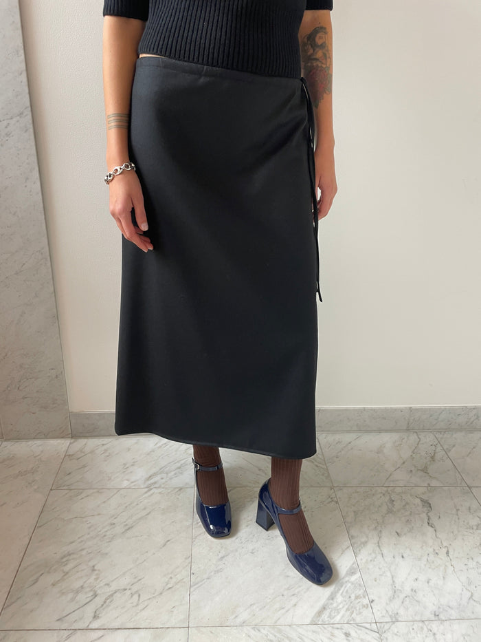 Wool Skirt, Black Brooke Callahan