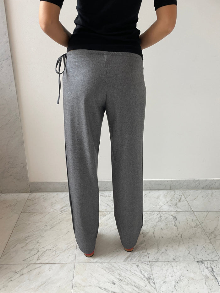 Wool Tie Pants, Grey Brooke Callahan