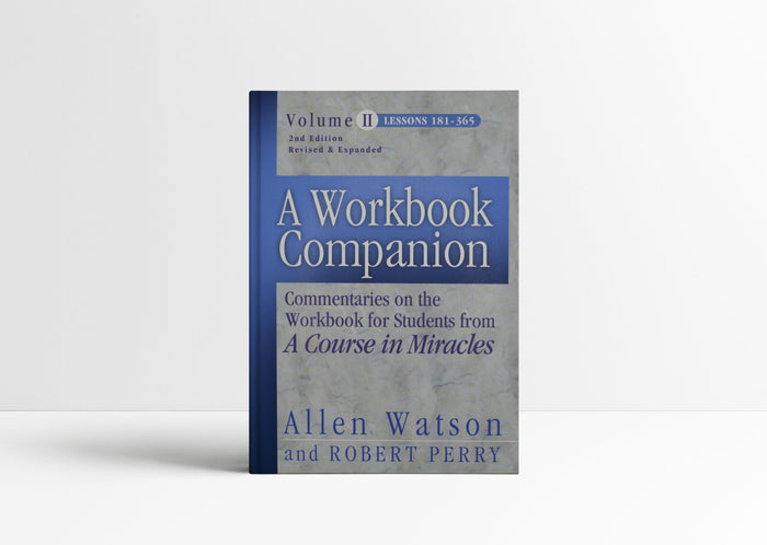 A Course in Miracles Workbook Companion paperback lessons study guide by Allen Watson and Robert Perry