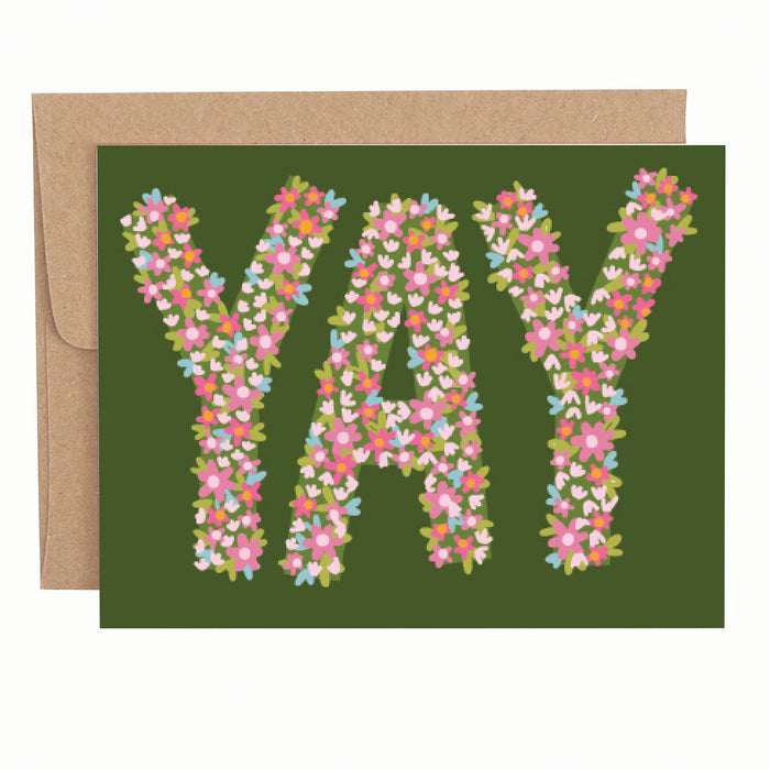 Yay Greeting Card