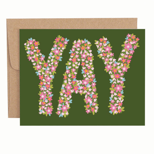 Yay Greeting Card
