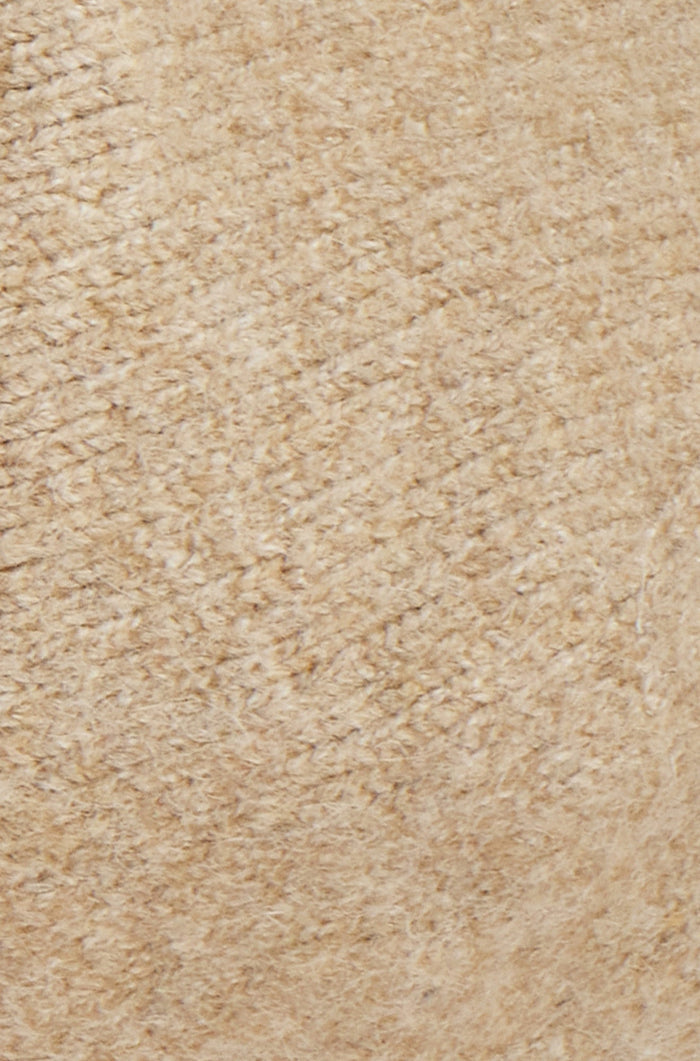 Yumi Oatmeal Soft Knitted Beret