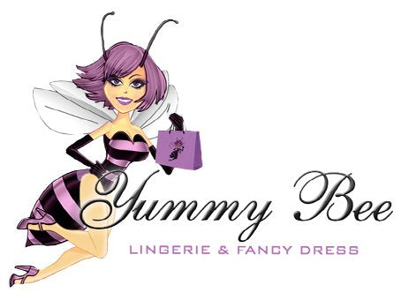 Yummy Bee Plus Size Lingerie Set - Black Red Babydoll Sleepwear Nightwear